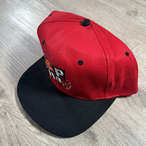 Vintage 1990's Hip Hop Hat Snapback Music‎ Rap KC Red Black Cap - Picture 8 of 8